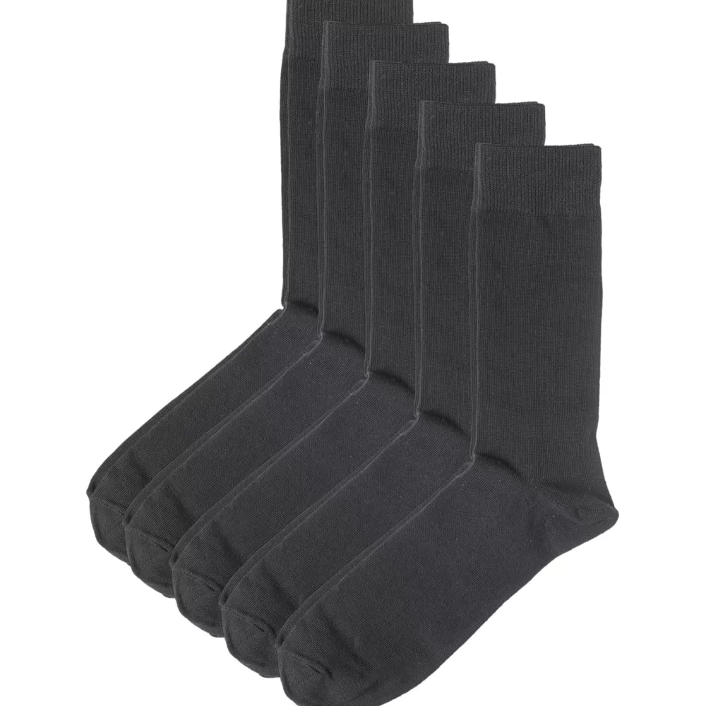 Hot Pierre Robert Ekologiska Strumpor 5-Pack 41-45 Black