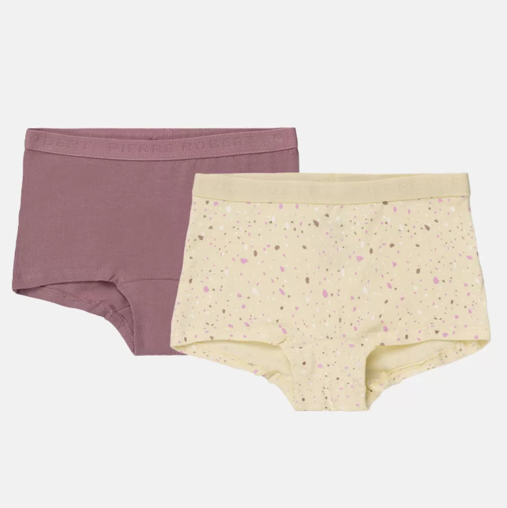 Discount Pierre Robert Hipstertrosor Bomull Storre Barn 2-Pack Dusty Rose And Ivory