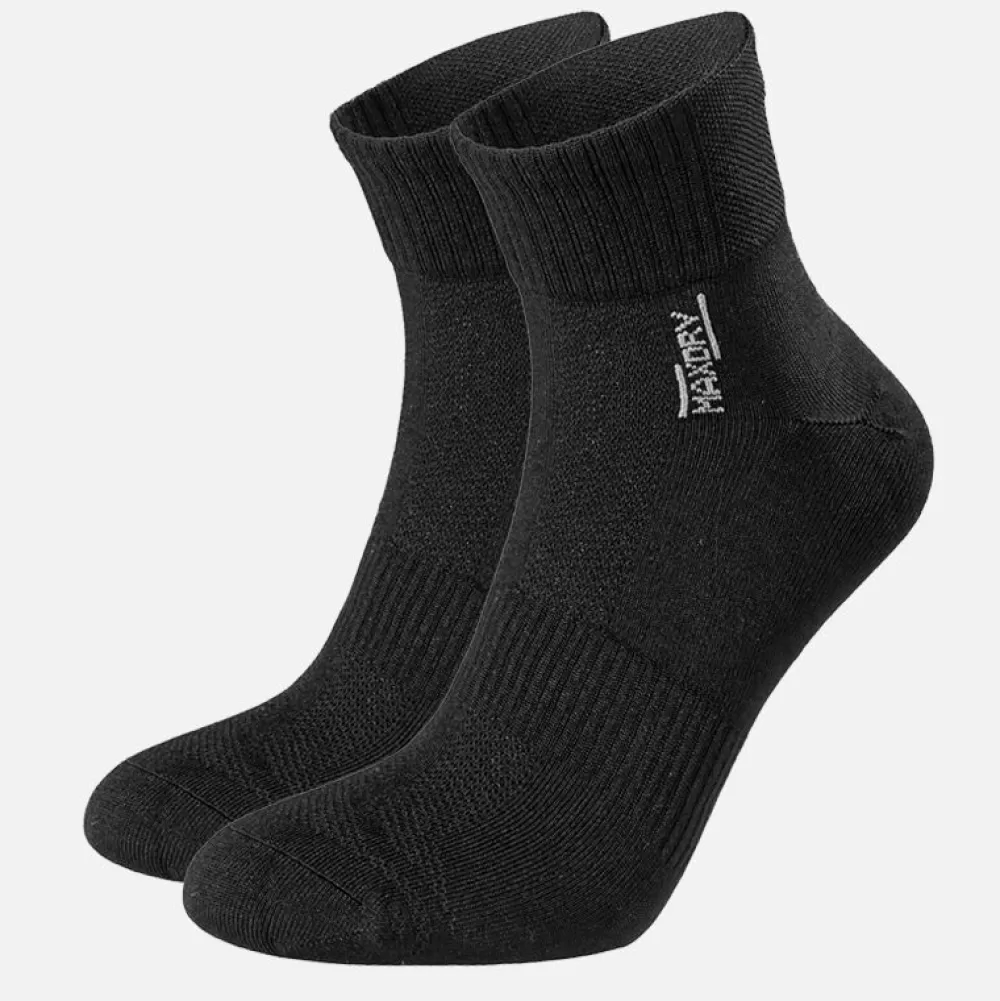 Sale Pierre Robert Sports Socks Mid Cut 2-Pack Black