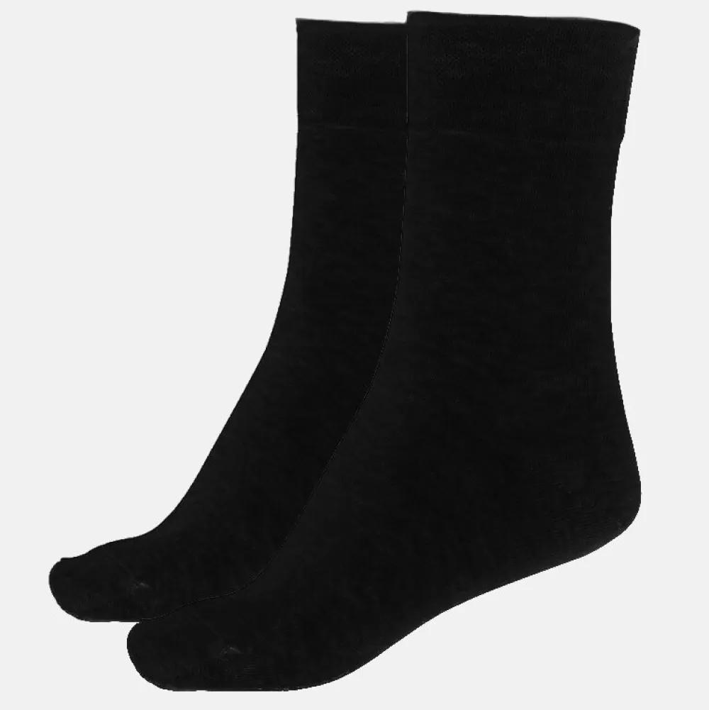 Shop Pierre Robert Strumpor Comfy Cotton I Ekologisk Bomull X2 37-40 Black