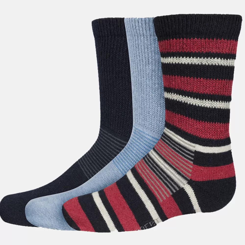 Flash Sale Pierre Robert Tjocka Ullstrumpor 3-Pack Stripe