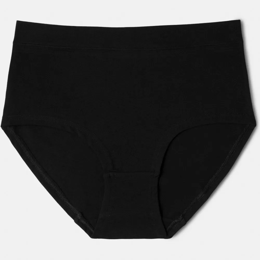 Online Pierre Robert Trosor High Waist Ekologisk Bomull 1-Pack, Utan Stram Resar Black